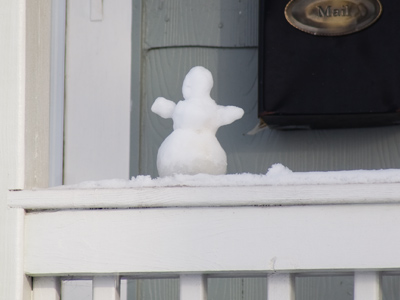 It`s small now, but if the weather forecast is correct, it`ll get bigger soon.