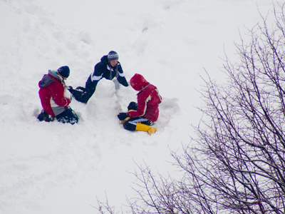 Now they`re happy to have a snow day, but wait until they have to go to school extra days in the summer.
