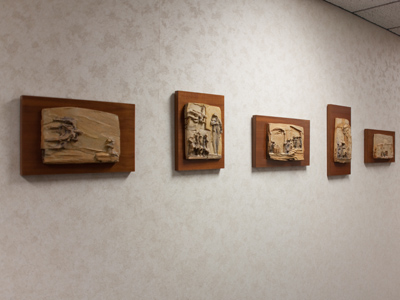 So it`s NOT an exhibition of cardboard (see February 16 above).