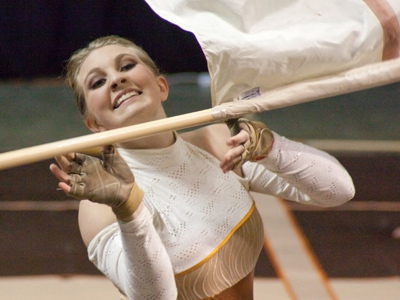 Unlike an ordinary sport, where I hope one team wins and another one loses, I wish each color guard team could win.