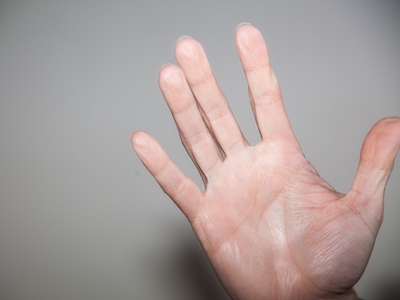 The lights were off, I pointed the camera at a mirror and pressed the button, so I was surprised this was in focus.