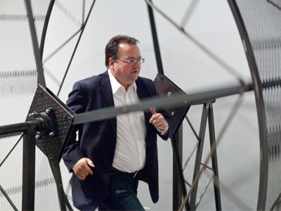 However, Joe Daun says, `The work does not function until someone interacts with it.`  A few daring people did.