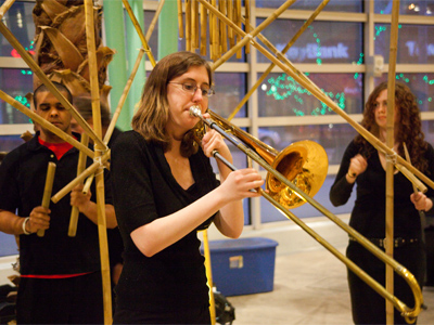 It`s a shame you don`t hear much music for trombone and giant bamboo contraption anymore.