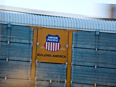 Barrelling through downtown Dayton.