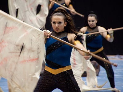 The best color guard teams in the world come to town . . .