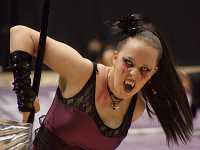 After graduating from high school, many people join independent color guards so they can keep performing.