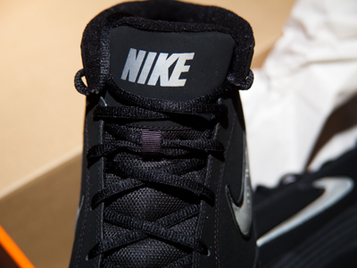 I had to buy my first pair of Nikes, since Converse seems to have given up making serious basketball shoes.