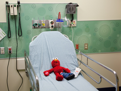 I hope that the colorful photos and playful artwork on the walls will appeal to children and families in this hospital.