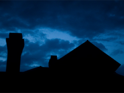 It was a night and stormy dark.