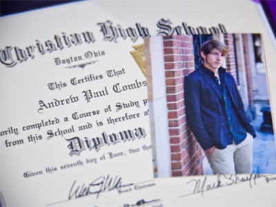 Great photo, and the diploma is nice too.