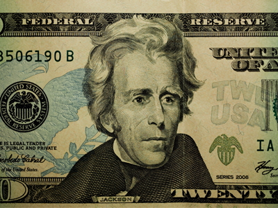 U. S. currency is etched by hand by an artist with a metal plate, a blade and a mirror (to make a reverse image).