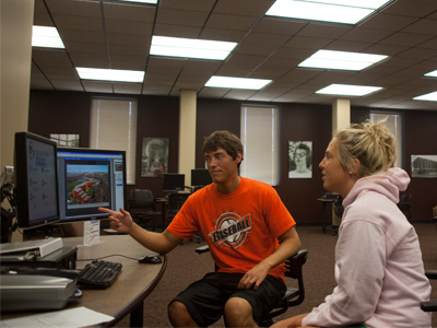 A totally spontaneous moment in the Group Project Space (see August 26, 2009).