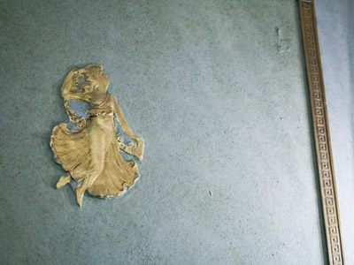 As with many photo shoots, I did a lot of sitting around staring at the walls.  But Victoria Theatre has nice walls.