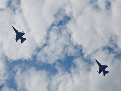 Wilbur and Orville take a joyride.