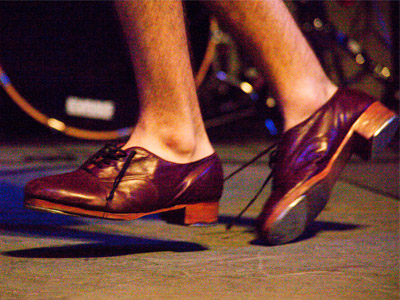 But this is not Fred Astaire`s cool and sophisticated kind of tap dancing.  It`s much more energetic and edgy.
