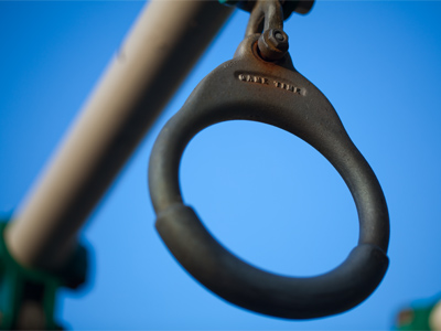 I never could do this.  Swinging was more my style.