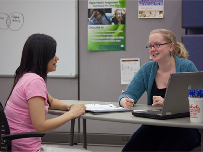 A totally spontaneous moment in the Library reference room (see January 30, 2009).