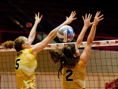 Compare this to my blurry volleyball pictures taken in the same gymnasium on September 9, 2005.  Will my photos continue to improve as much in the next few years?