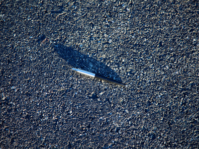 I`m an extremely methodical person so, when I discovered late last night that my nice pen was missing, I knew exactly where I would find it in the parking lot this morning.