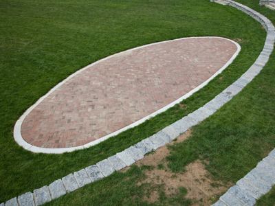 The hams around campus can perform on this strangely ham-shaped stage in the new amphitheater.