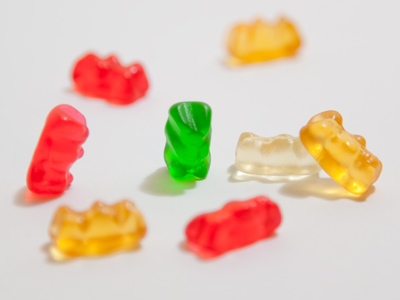 Moments later, munched `em.