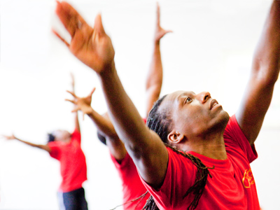 There was no stage, but if there was, I would have been sitting at the edge of it, very close to the dancers.