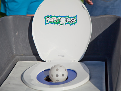 It`s a children`s game.  Called Potty Toss.  I didn`t play.