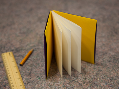 Today I made this small paper booklet.  It`s been a long time since I created something without using a computer.