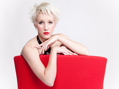 Can`t I just show this one five times today?  I`m slightly proud of it.  The red lipstick was my idea.