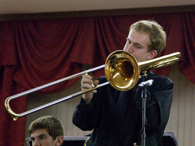 I think `jazz trombone` is a contradiction in terms.