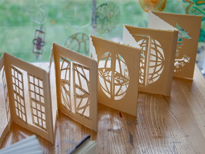 Another brilliant handmade book created by someone else, making me ashamed of my pathetic attempts.