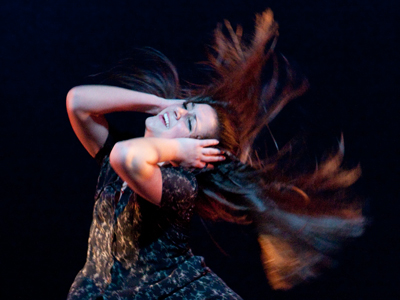 Not long ago, she had long blonde hair.  But short is cute.