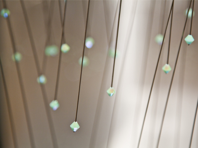 Rain sculpture by Terry Welker.