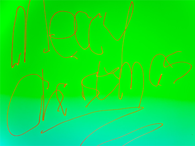 Gotta work on my penmanship.  And yes, this is a photo.