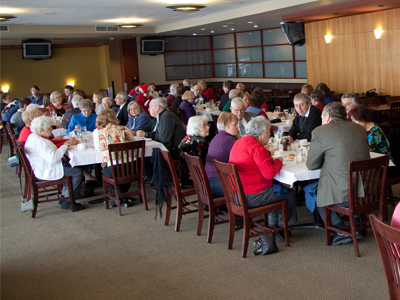 I had lunch today with the librarians.  What a noisy bunch.