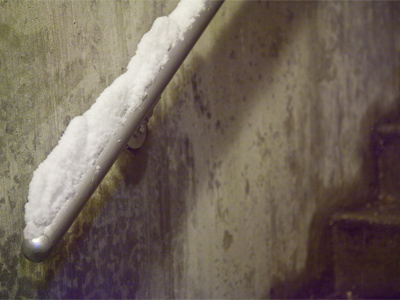 It`s been snowing for ten hours.  We get the point.