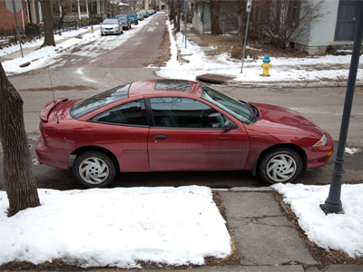 This will help me find my car tomorrow in the ice.