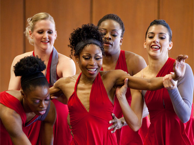 So much choreography is somber.  This piece was a cheerful alternative.