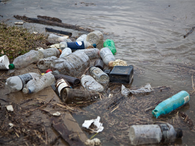 You may not throw garbage into the Great Miami River, but your plastic bottles are just piling up someplace else.
