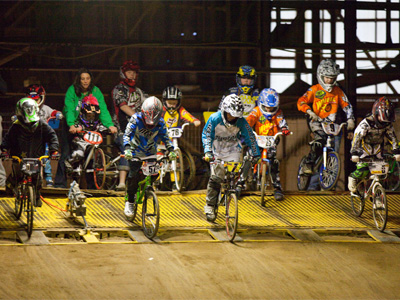 I`ve been in some nasty locations to take photos before, but none quite as bad as this indoor bicycle racing track.