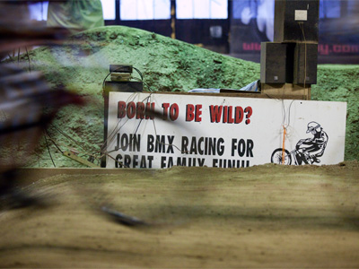 Despite the grim conditions, the place was full of people.