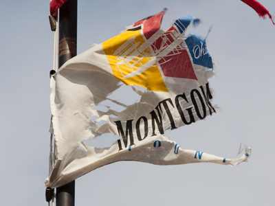 This flag is a perfect visual metaphor for the condition of Montgomery County, Ohio.
