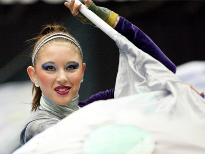 An estimated 40,000 people will participate in the color guard and percussion world championships in Dayton.