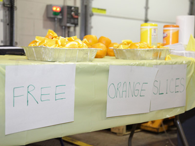 For a quick energy boost after the show.