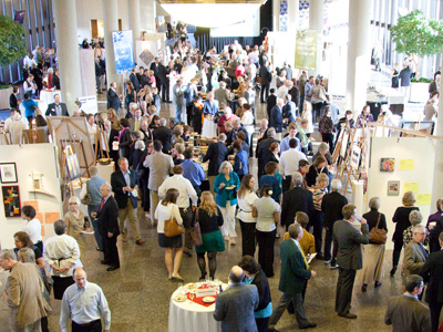 A great day to buy artwork.  I used to work in this building!