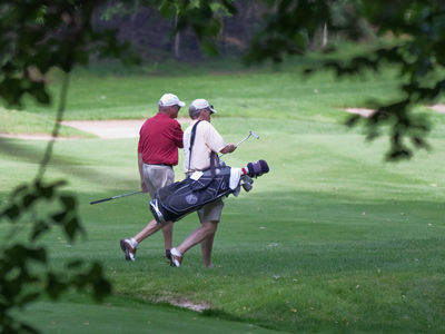 `Sorry honey, I can`t clean out the garage today.  I`ve got an important meeting with Larry.`