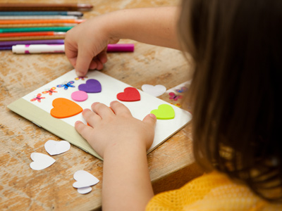 Today a group of preschoolers visited the UD Library.