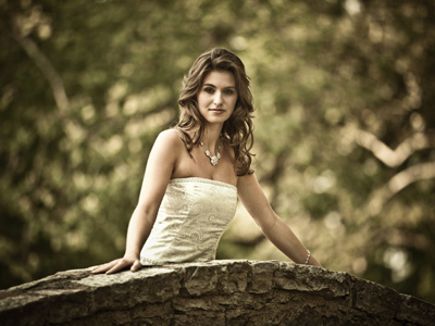 I told her:  You`re a Civil War southern belle who has risen from the mist to await the return of your young man in gray.