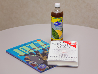 Today I bought two hardback books and a drink, and the drink cost more than the books.  CLEARANCE SALE!