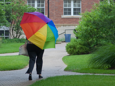 Chilly.  Windy.  Rainy.